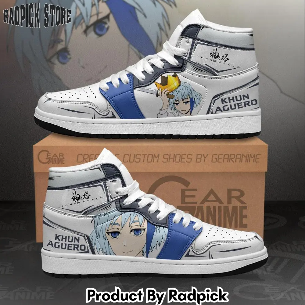 Tower of god khun aguero air jordan high top sneakers anime mn12  rp0351091